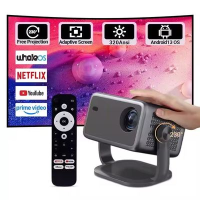 ซื้อ Wifi6 4K Smart DMD Projector 1080P โปรเจคเตอร์หนัง DLP พกพา online manufacture