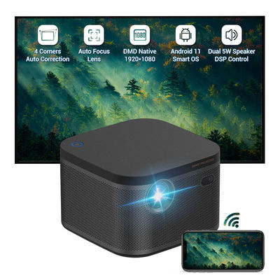 ราคาดี 700ANSI 1080P Wifi Smart Mini Projector DLP LED สําหรับการนําเสนอ OEM ออนไลน์